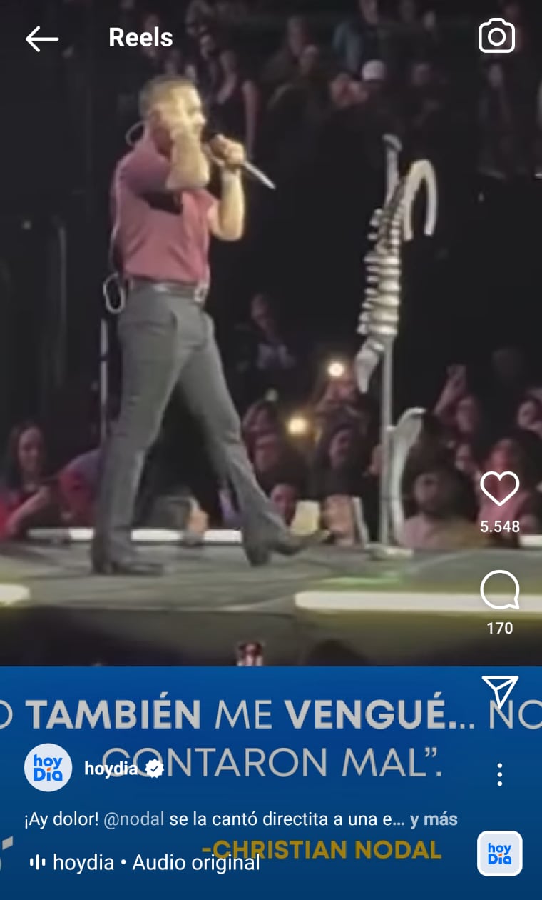 Nodal manda indirecta Belinda