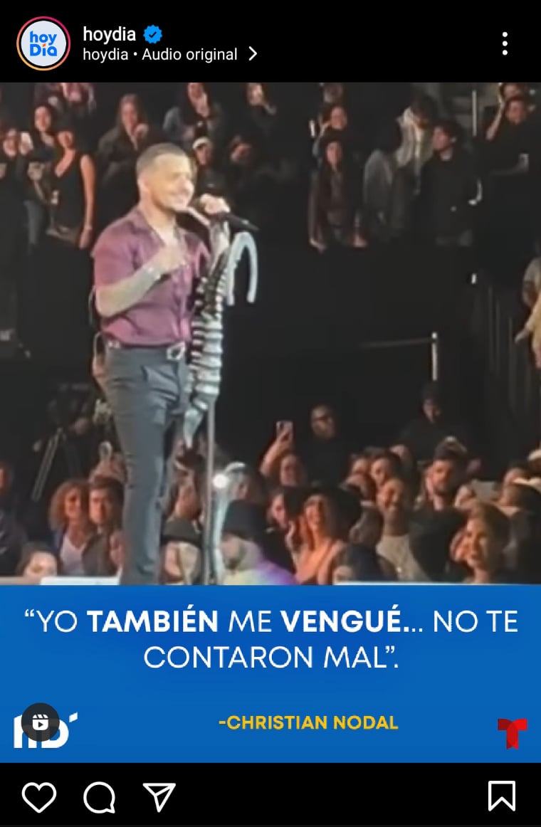 Nodal manda indirecta Belinda