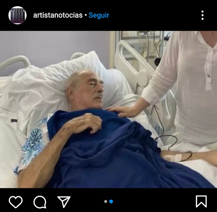 Encontraron tirado a Andrés García al interior de su casa