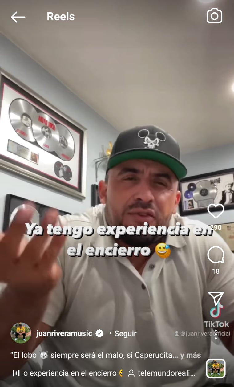 Juan Rivera dentro LCDLF