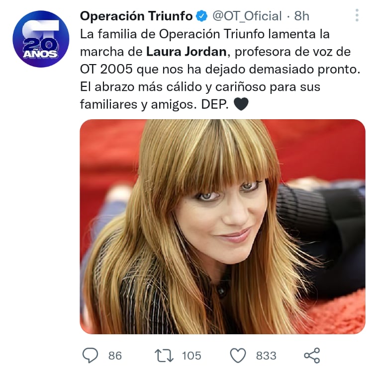 Muere profesora Laura Jordán
