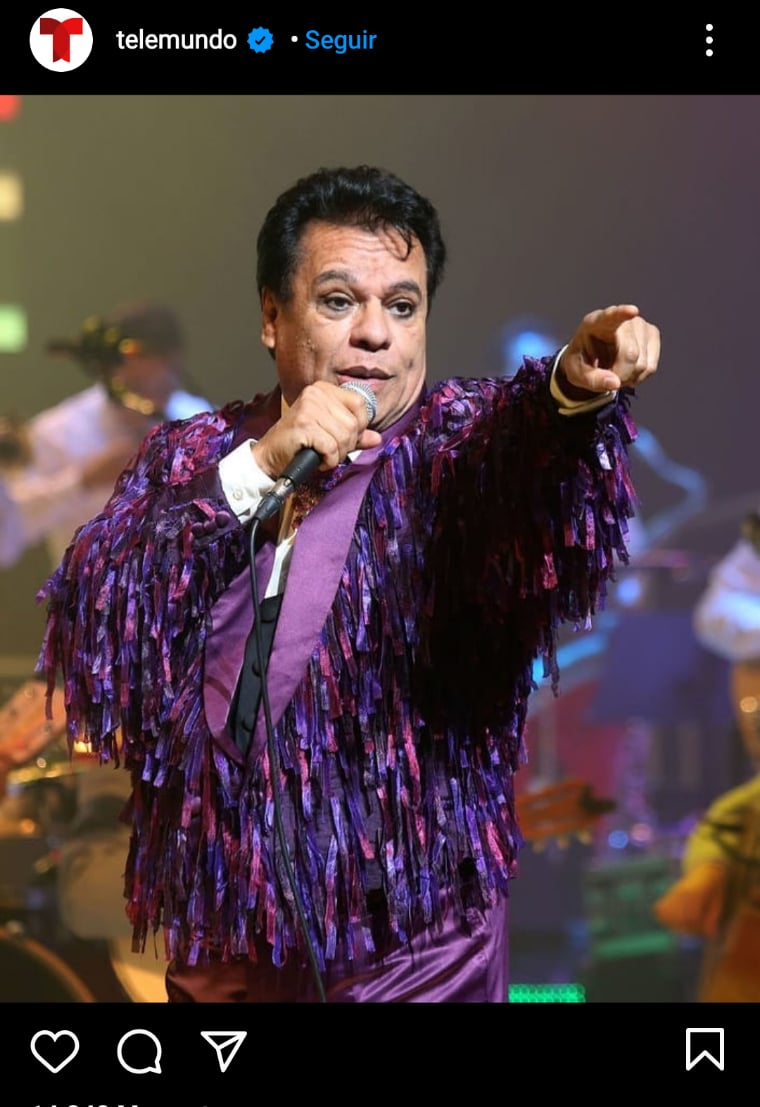 Juan Gabriel manda mensaje