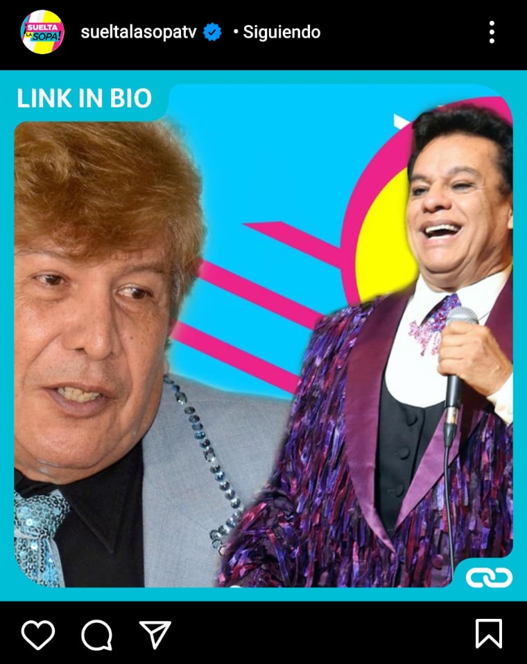Juan Gabriel manda mensaje