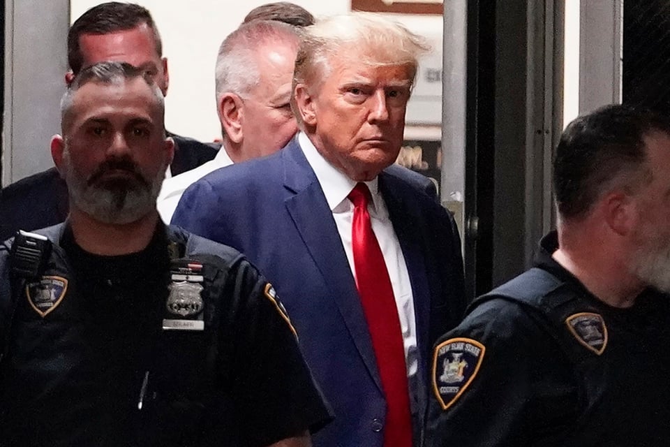 Historic! Donald Trump has his mug shot taken in Georgia