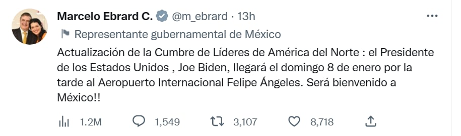 Joe Biden visita México
