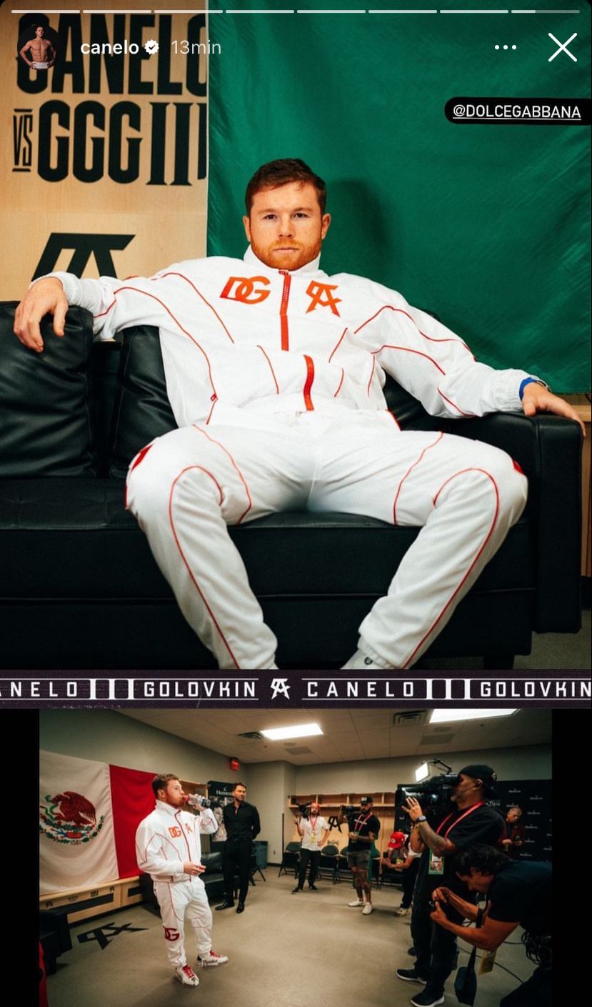 Así llegó el Canelo: El rojo fue su color