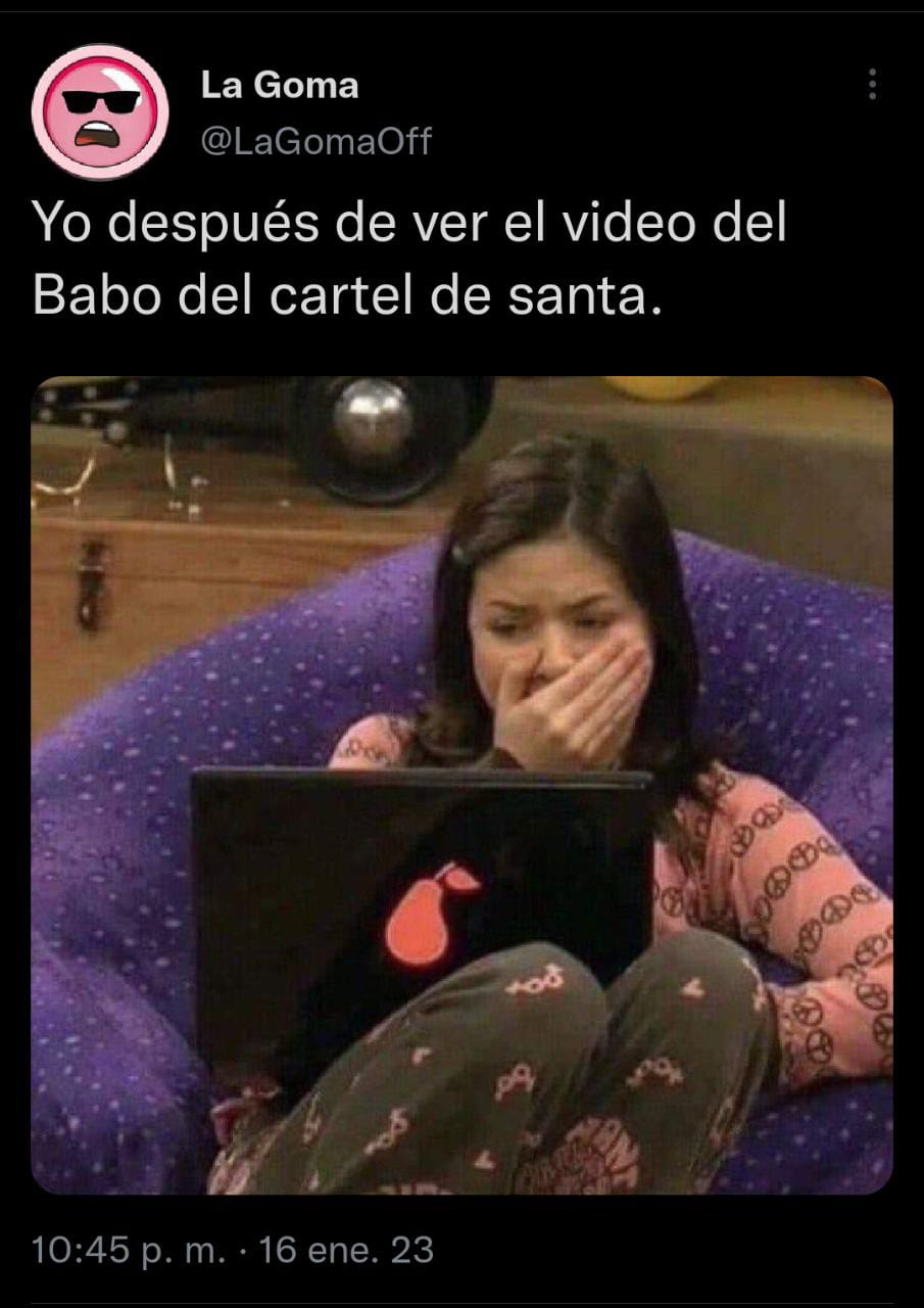 Se filtró el video de Babo de Cartel de Santa convirtiéndolo en la sensación del internet
