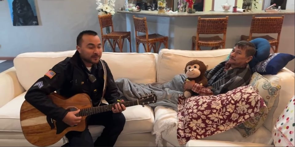 "Gracias a todos porque estaban orando por él"