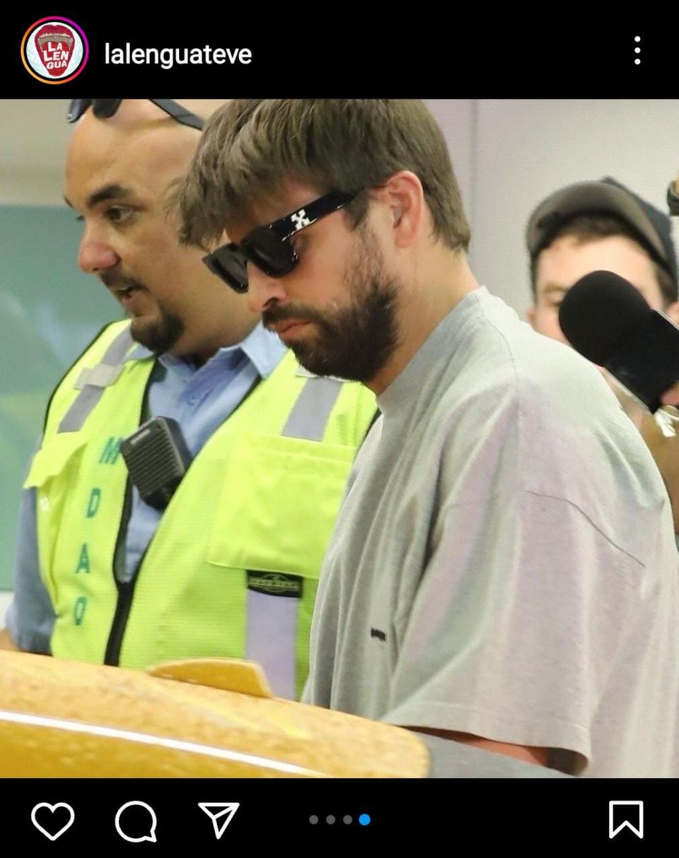 Piqué aparece arruinado en su visita a Miami