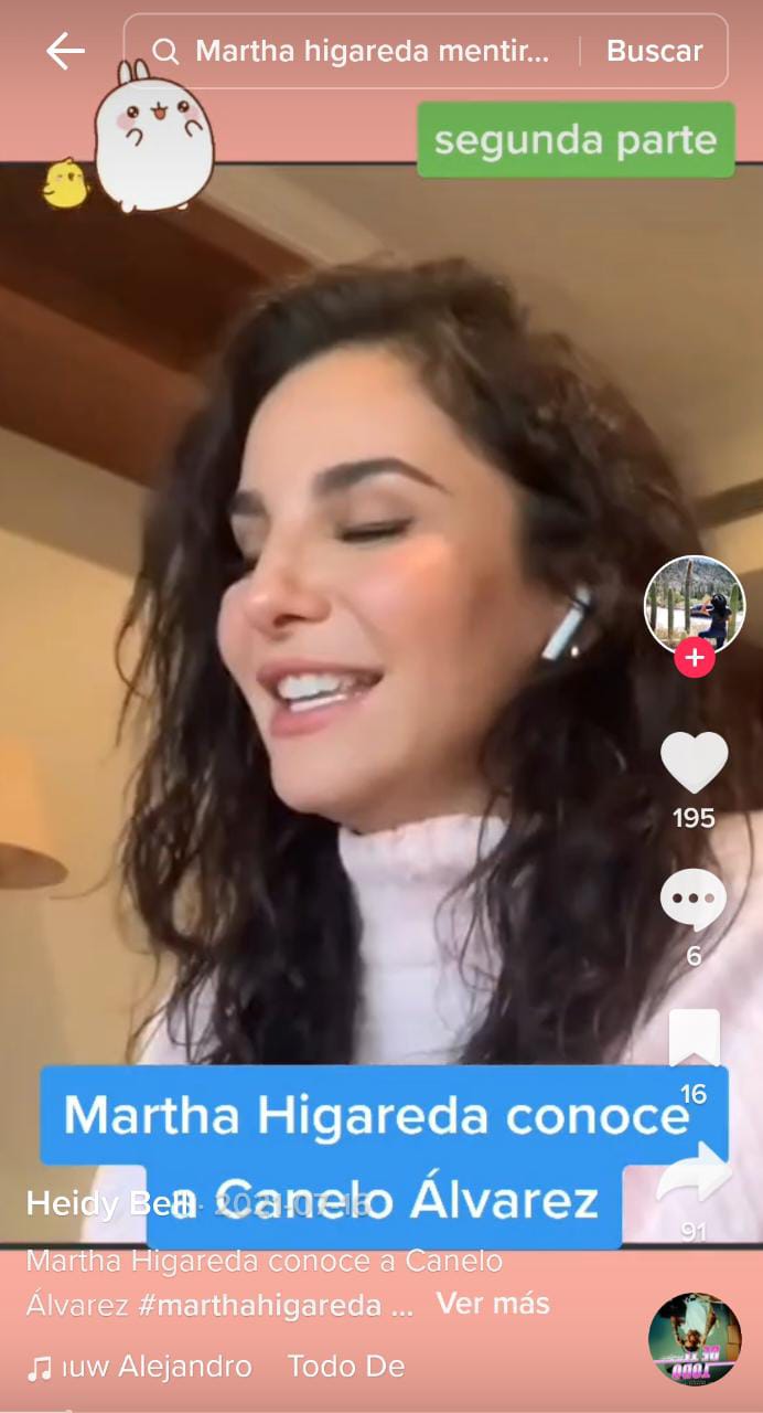 Resurge confesión de la actriz Martha Higareda de el Canelo