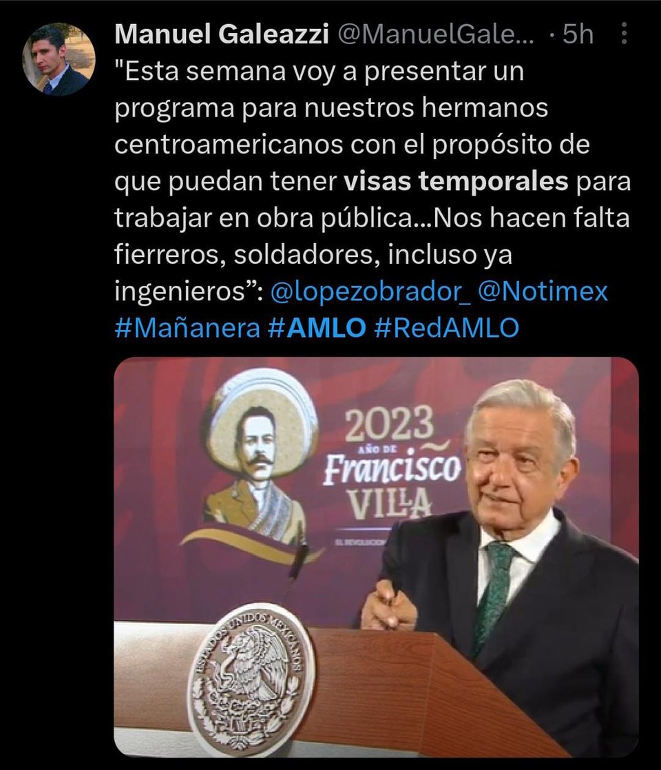 México dará visas temporales para que centroamericanos puedan trabajar en el país