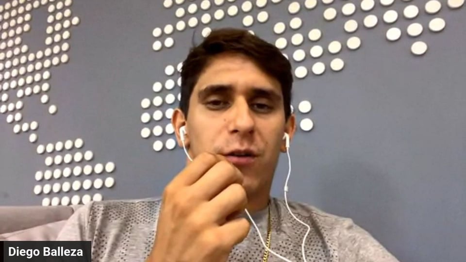 Diego Balleza comenzó a vérselas difícil económicamente