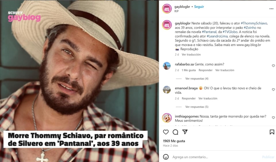 Thommy Schiavo, actor, Brasil, Cuiabá, MundoNOW