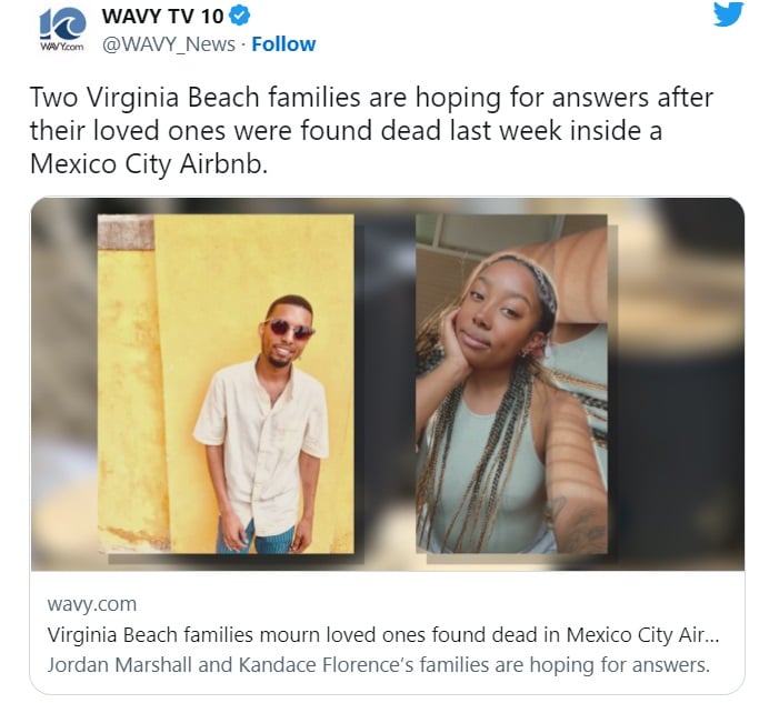 dead Americans Mexico City Airbnb