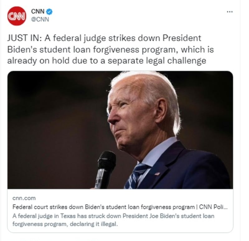 Juez anula programa Joe Biden: Golpe bajo al mandatario