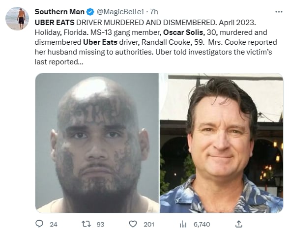 Uber Eats delivery man killed