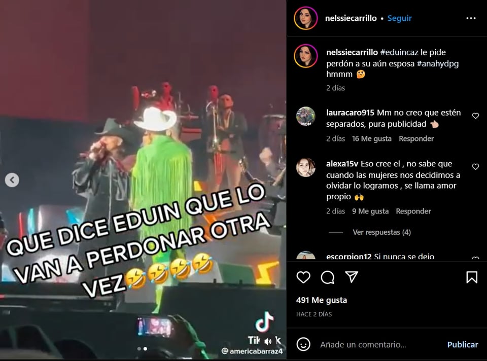 El vocalista de Grupo Firme le manda mensaje a sus "haters"