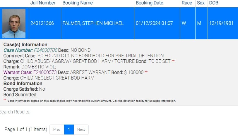 Stephen Michael Palmer, pareja arrestada en miami, miami,pareja,padres