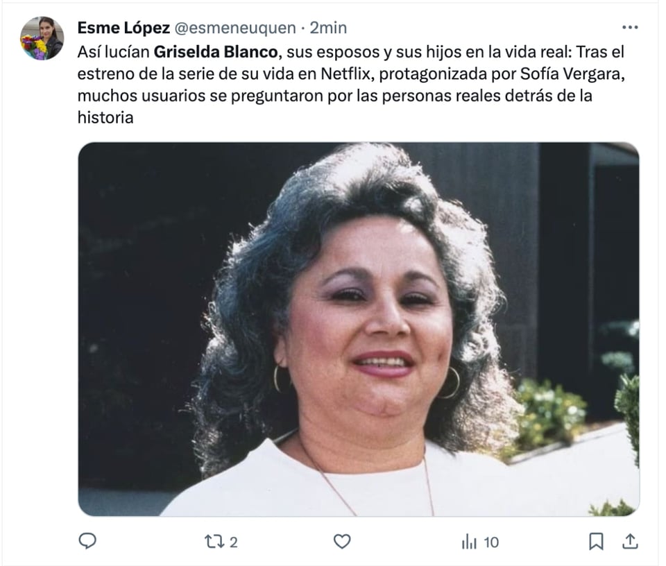 actriz Griselda Blanco bioserie, Sofía Vergara, serie Netflix, Narco, MundoNOW