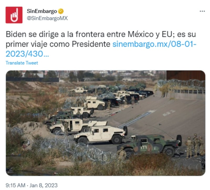 Joe Biden visita frontera: Inspeccionó un concurrido puerto de entrada migratorio