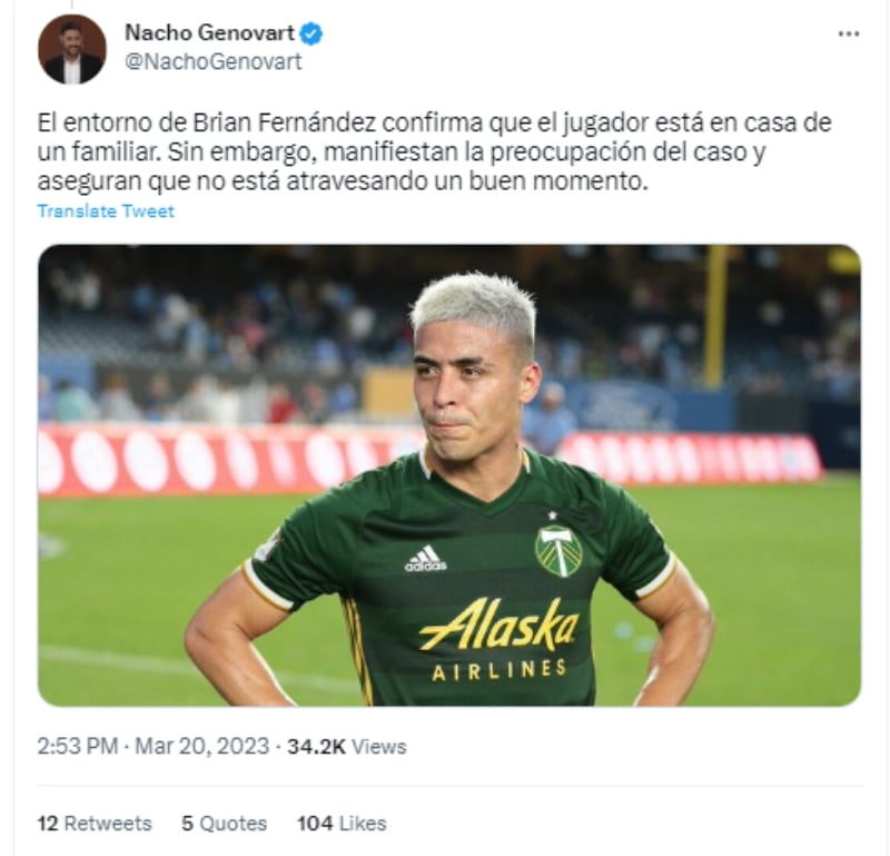 They find the Argentine player