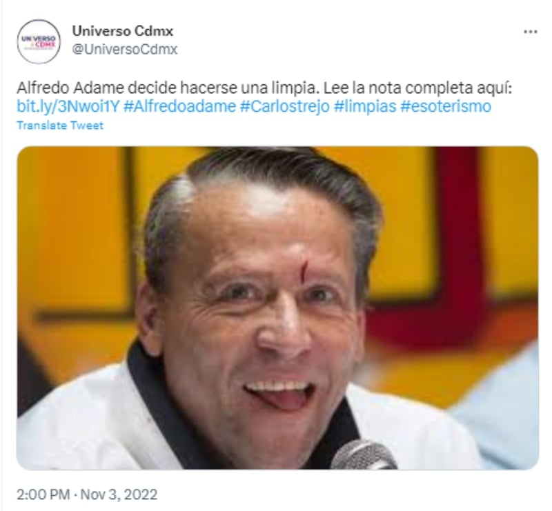 “Mañana me voy a Catemaco”