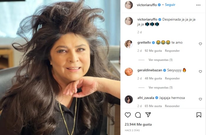 Victoria Ruffo nuevo look