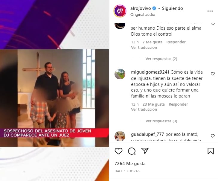 Valentina Trespalacios' murderer is married