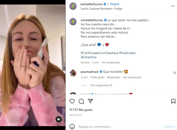 Michelle Torres perdió cuarto bebé