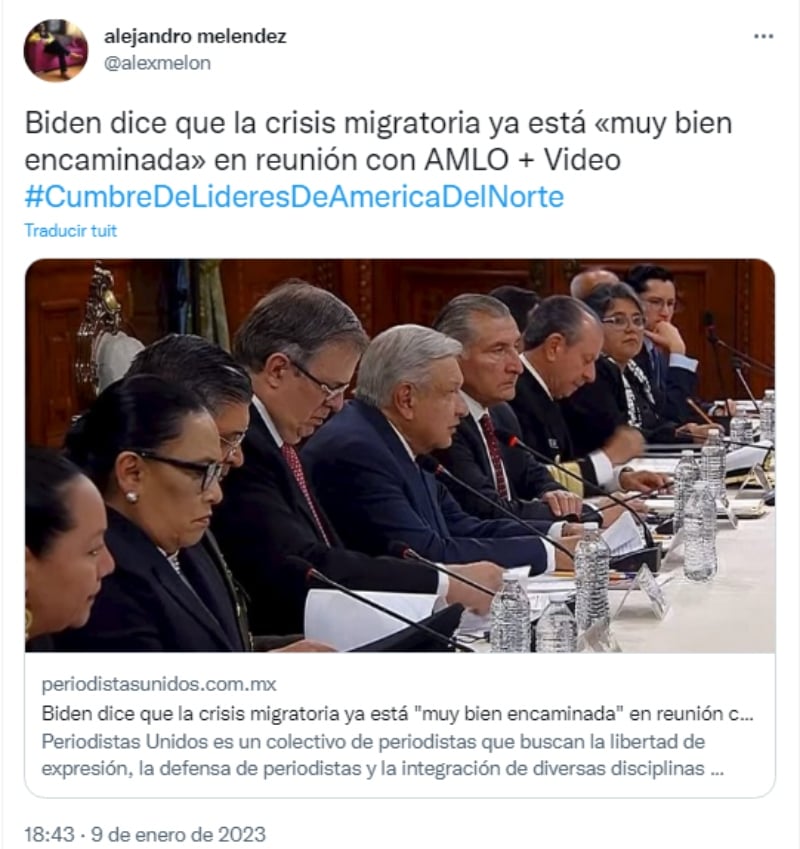 "No basta con integrarnos en América del Norte"