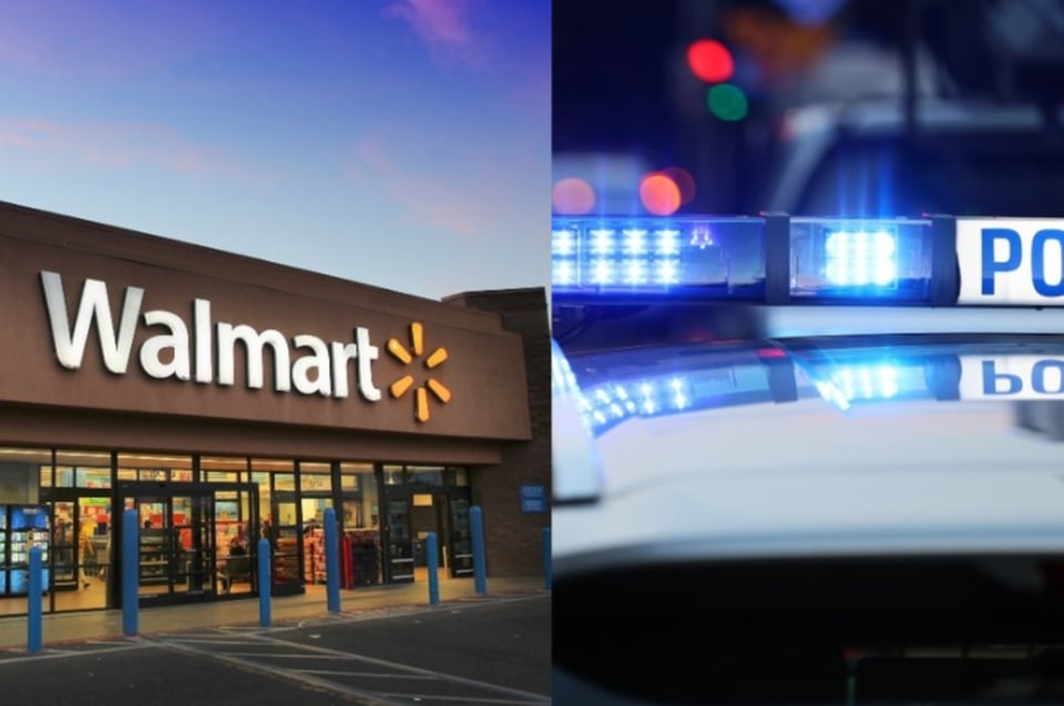 Police chase unleashed after armed robbery at Walmart