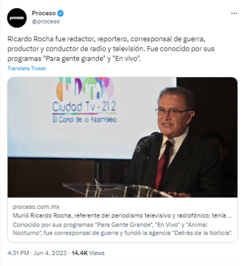 Un profesional del periodismo
