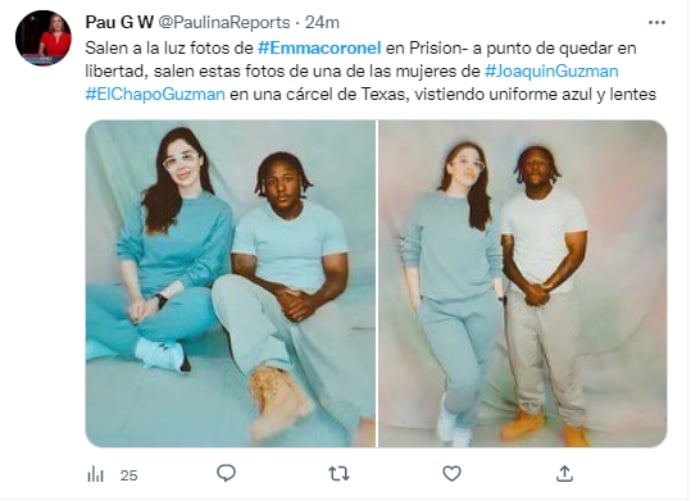 Filtran imágenes de Emma Coronel