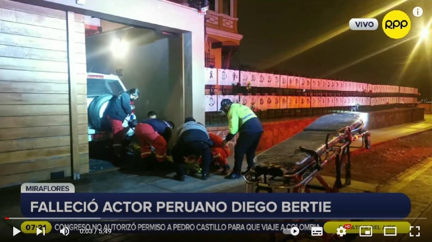 Muere actor Diego Bertie