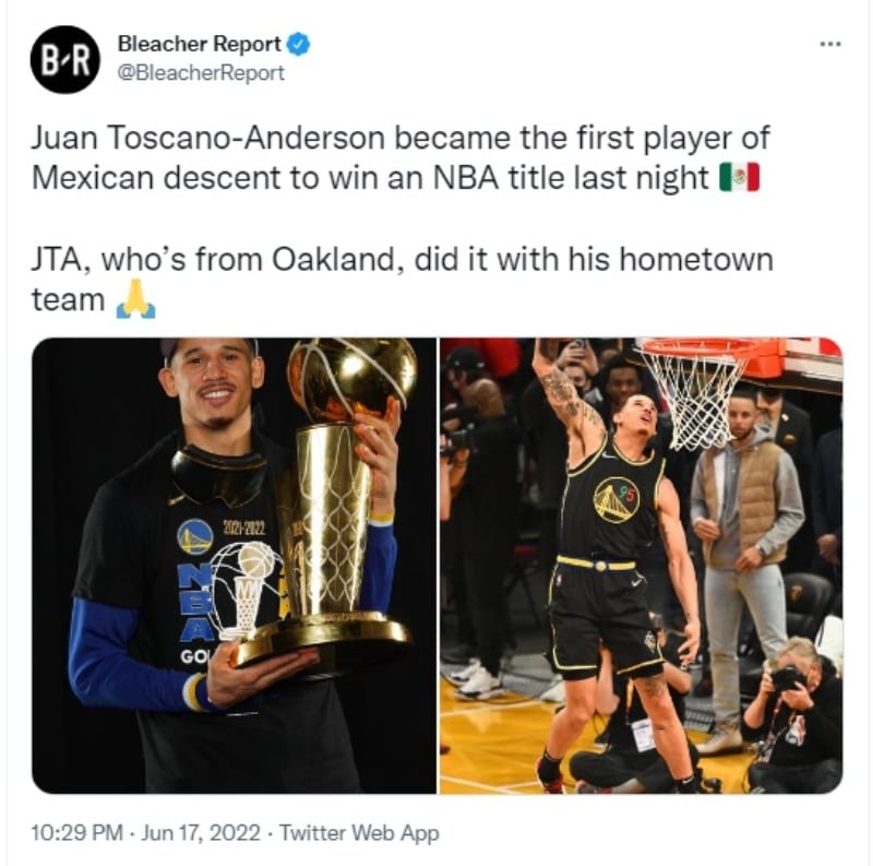 Juan Toscano primer mexicano en ser campeón