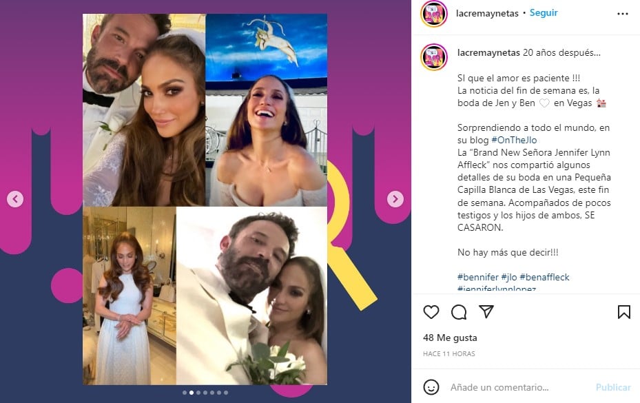opta por usar el apellido de su pareja