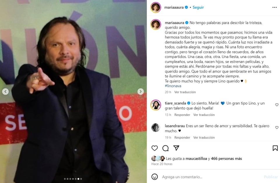 pésame, condolencias, mensajes de apoyo, Lino Nava, MundoNOW
