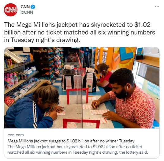 The 'fat' of the Mega Millions accumulates again