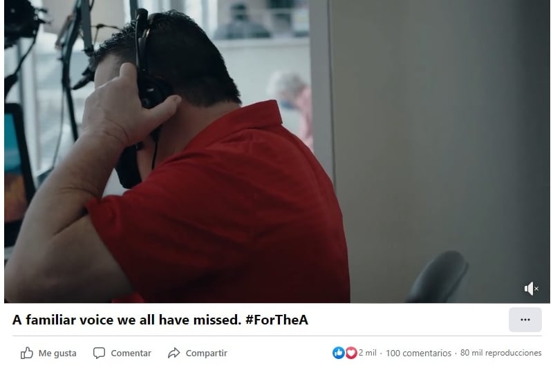 Sus inicios como la voz del equipo