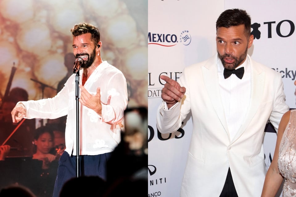 Ricky Martín posa con sus gemelos y notan algo “extraño”