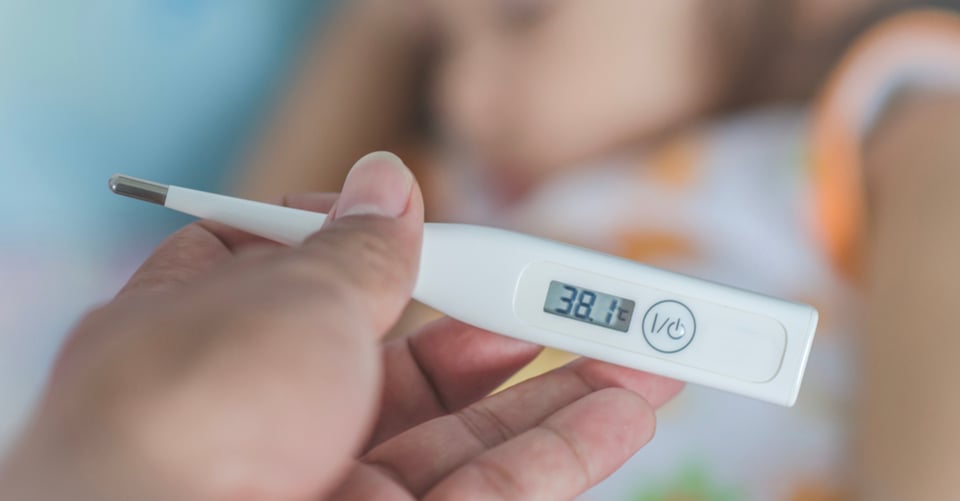 Fiebre generado por un virus