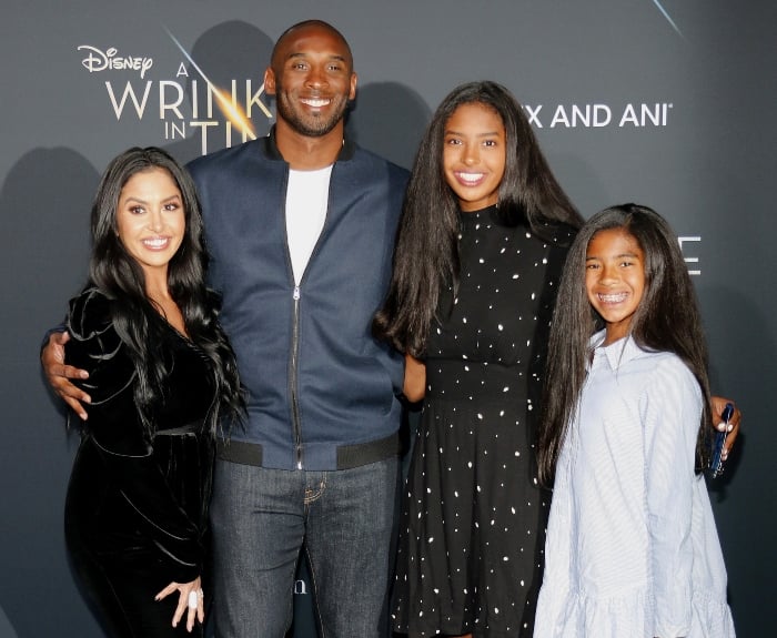 La esposa de Kobe Bryant rompe la relación con su papá