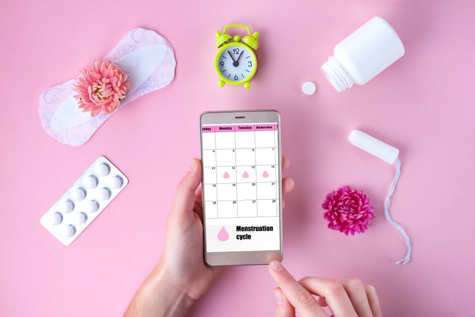 Detalles sobre periodo menstrual