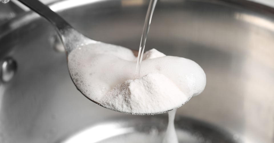 Bicarbonato de sodio con agua