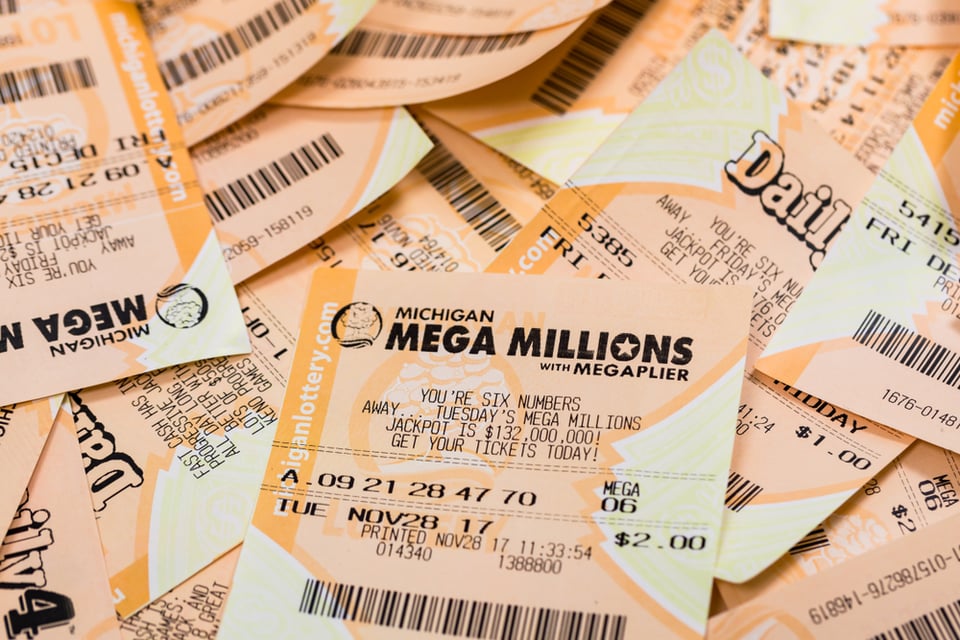 Ticket, boleto, números, estrategia, premio