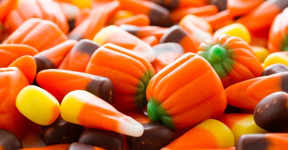 Dulces para niños del día de brujas