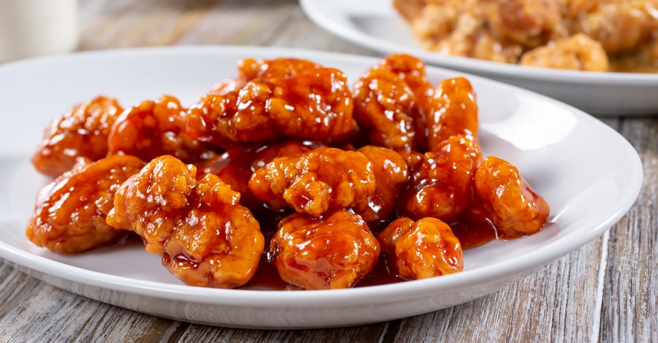 Boneless que vinieron en presentación de comida congelada