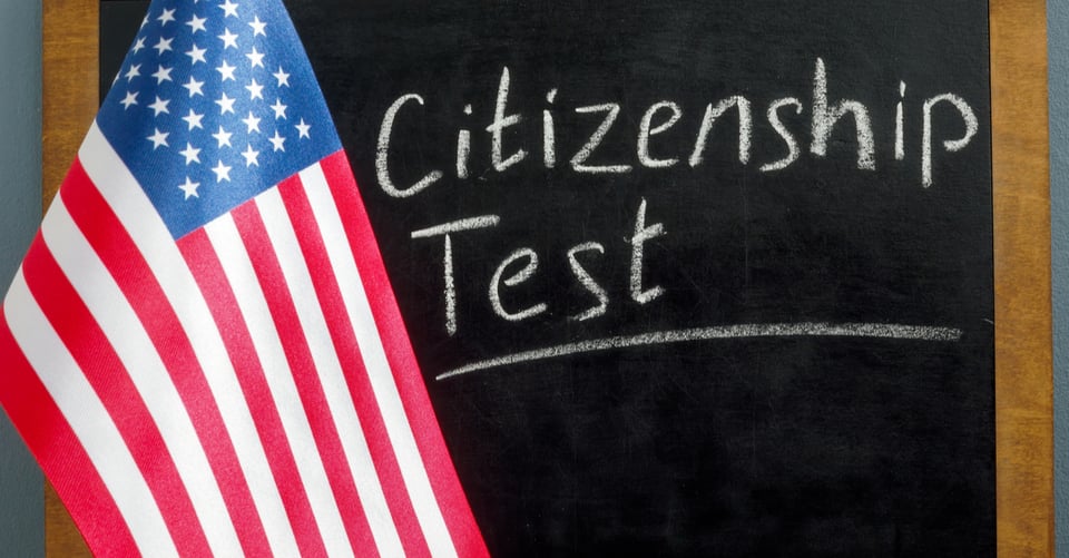 ¿Cuántas preguntas tiene el examen de ciudadanía?