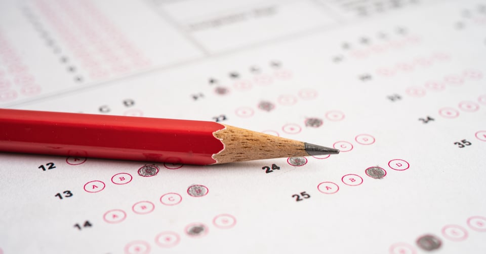 Una hoja de respuestas como idea de examen de ciudadanía