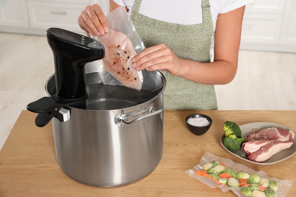 Cómo cocinar al vacío, Paso a paso, instrucciones, cocina, cena